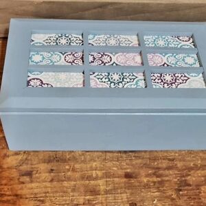 Decorative Blue Storage Box